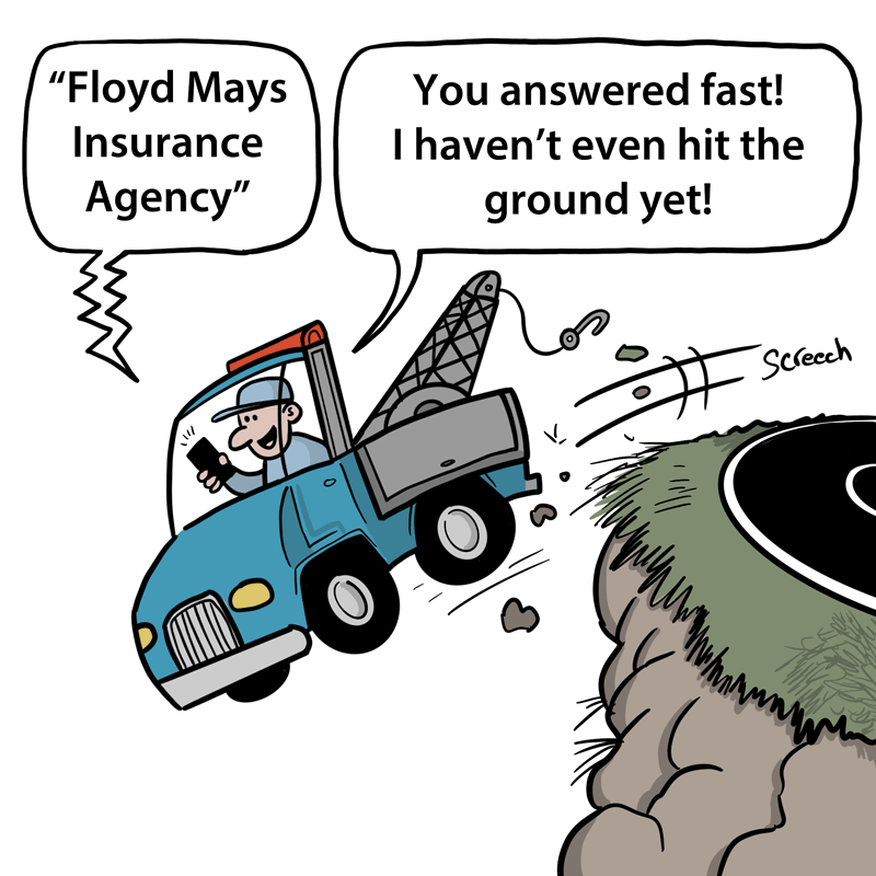 floyd mays tow truck insurance